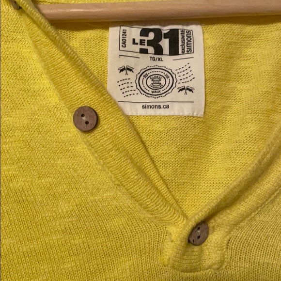 Hoody by Le 31 Simons Yellow - Picture 2 of 4